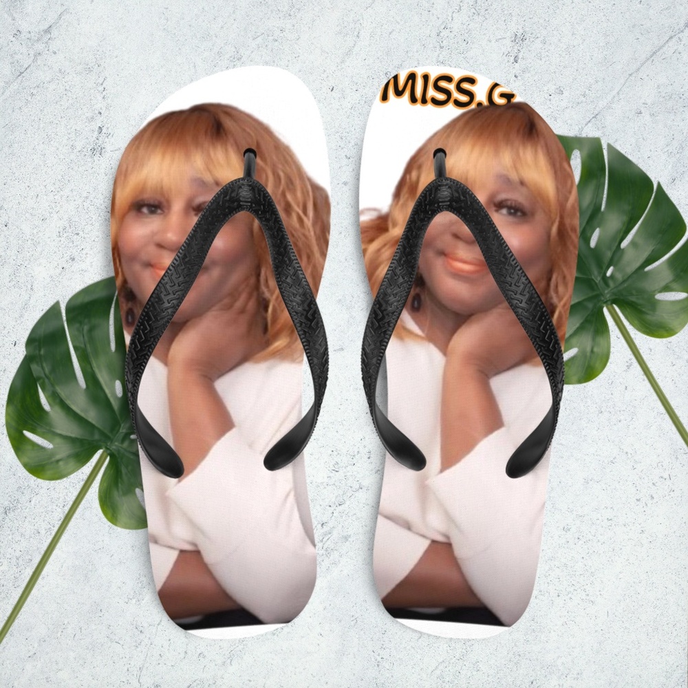 "Step into Comfort and Style with Miss G Face Sandals!"